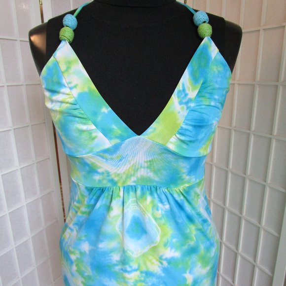 Tie Dye Halter Top - Picture 1 of 4